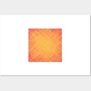 Abstract Diagonal Line Pattern Posters and Art